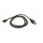 USB Кабель PowerPlant USB 3.0 Type-C – BM, 1.5м, Black