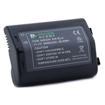 Акумулятор PowerPlant для Nikon EN-EL4 2600mAh