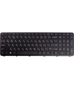 Клавиатура для ноутбука HP 350 G1, 355 G2 черный фрейм, Black