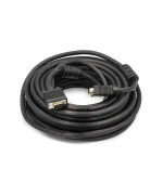 Відео кабель PowerPlant VGA-VGA Double ferrites 15м, Black