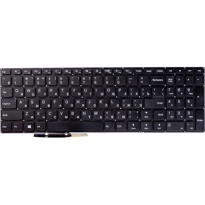 Клавіатура для ноутбука LENOVO Ideapad 310-15ABR, 310-15IAP, 310-15ISK, Black