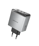 Сетевое зарядное устройство BOROFONE BN22 Lena PD65W / QC3.0, Metal Gray