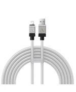 Data-кабель Baseus CoolPlay Series Fast Charging Cable USB to Lightning 2.4A 1m, White