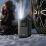 Автомобильный насос HOCO S53 Breeze Portable Smart Air Pump 2500 mAh, Black