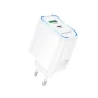 Мережевий зарядний пристрій BOROFONE BA89A Destello PD30W / QC3.0, White