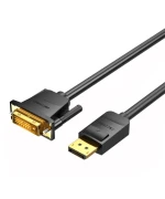 Відео кабель Vention HAFBH DP to DVI 2м, Black