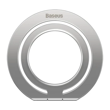Підставка для мобільного Baseus Halo Series Foldable Metal Ring Stand, Silver