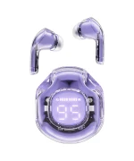 Бездротові Bluetooth навушники ACEFAST T8 Crystal color (2) 500 mAh, Alfalfa Purple