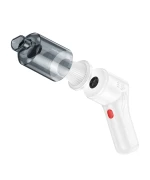 Автомобільний пилосос BOROFONE FC4 Diamond brushless portable car vacuum cleaner 4000 mAh, White