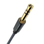 Аудио-кабель BOROFONE BL3 Audiolink AUX 3.5 мм 1m, Metal Grey