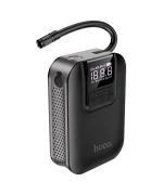 Автомобільний насос HOCO S53 Breeze portable smart air pump 2500 mAh, Black