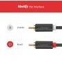 Аудіо кабель UGREEN AV104 2RCA Male to 2RCA Male Cable 1m, Black