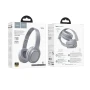 Бездротові Bluetooth навушники HOCO W46 200 mAh, Blue Gray