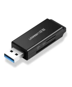 USB Кардрідер UGREEN USB 3.0 to TF + SD Dual Card Reader, Black