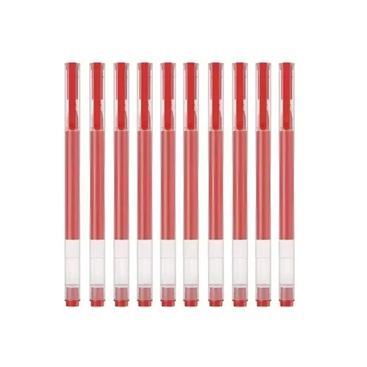Набір ручок Xiaomi High-capacity Gel Pen (10-Pack), Red