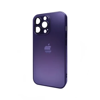 Чохол - накладка AG Glass Matt Frame Color Logo для iPhone 11 Pro Max