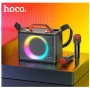 ﻿Портативна Bluetooth колонка HOCO BS57 Jenny dual mic wireless karaoke BT speaker, Black