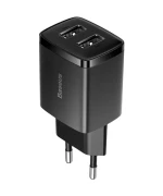 Сетевое зарядное устройство Baseus Compact Charger 2-USB 10.5W, Black