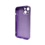 Чохол - накладка AG Glass Matt Frame Color Logo для iPhone 15 applepearlywhite