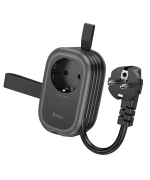 Сетевой Удлинитель HOCO NS7 Sharp 1 position PD20W / 1C 2A desktop socket, Black