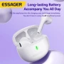 Bluetooth навушники - гарнітура ESSAGER Shining TWS Bluetooth earphones, White