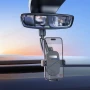 Автомобільний тримач HOCO H17 Waves rearview mirror car holder, Black
