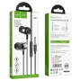 Дротові навушники HOCO M87 String wired earphones with with microphone, Gloomy Black