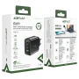 Сетевое зарядное устройство ACEFAST A41 PD65W GaN 2Type-C + USB, Black