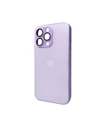 Чехол - накладка AG Glass Matt Frame Color Logo для iPhone 12 Pro Max