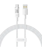 Data Кабель Baseus Gem Fast-Charging USB to Type-C 100W 2m, Moon White