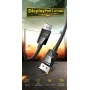 Відео кабель UGREEN DP114 DP Male to Male DP1.4 8K Round Cable ABS Shell Braid 1.5m, Black