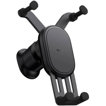 Автомобільний тримач для телефона Baseus Stable Gravitational Car Mount Air, Black ( SUWX020001 )