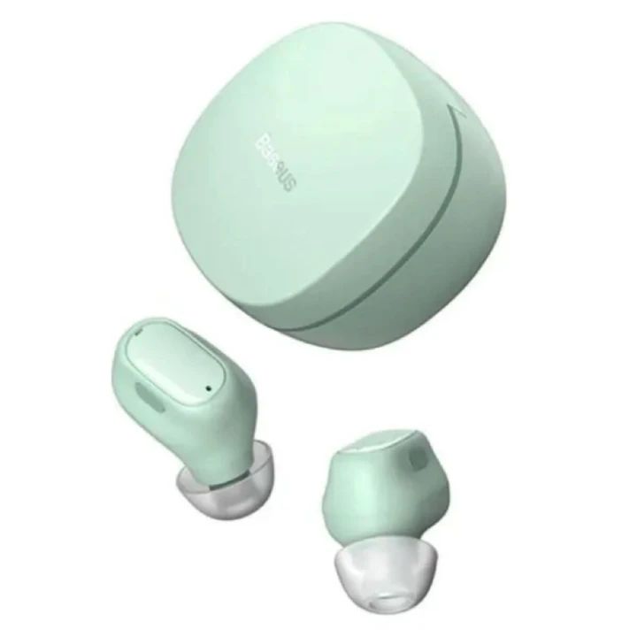 Бездротові Bluetooth навушники Baseus Bowie WM01 300 mAh, Green