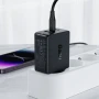 Сетевое зарядное устройство ACEFAST A41 PD65W GaN 2Type-C + USB, Black