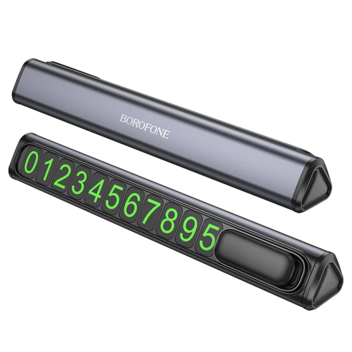Паркувальна карта BOROFONE FC3 Ronny може бути hidden parking sign, Black