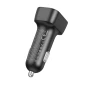 Автомобільний зарядний пристрій BOROFONE BZ28C Trophie PD60W / QC3.0 3A car charger, Black