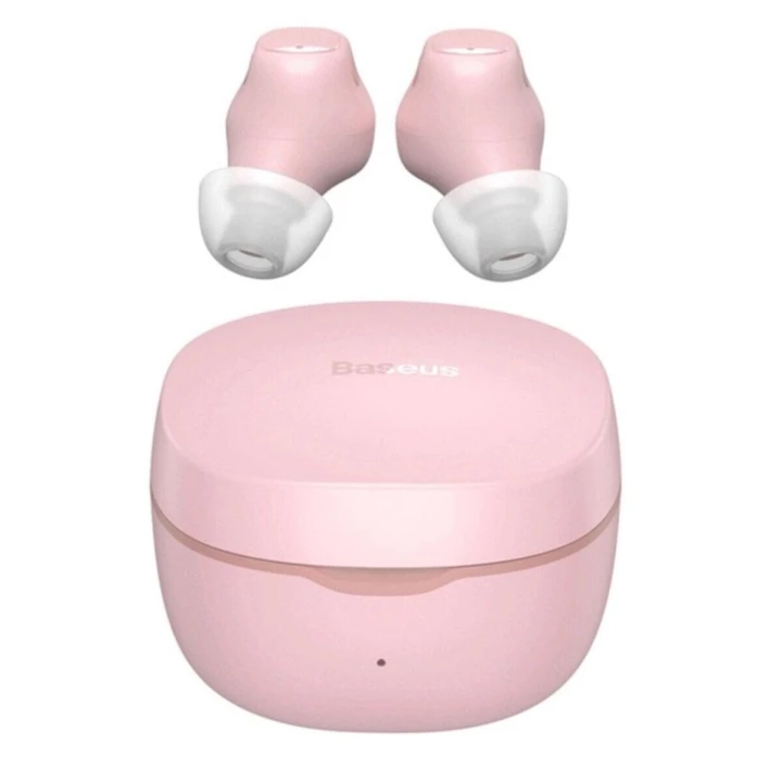 Беспроводные Bluetooth наушники Baseus Bowie WM01 300 mAh, Pink