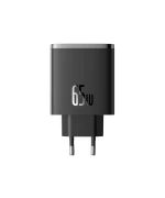 Мережевий зарядний пристрій Baseus P10152301113-00 O PD65W / QC3.0 3A, Black