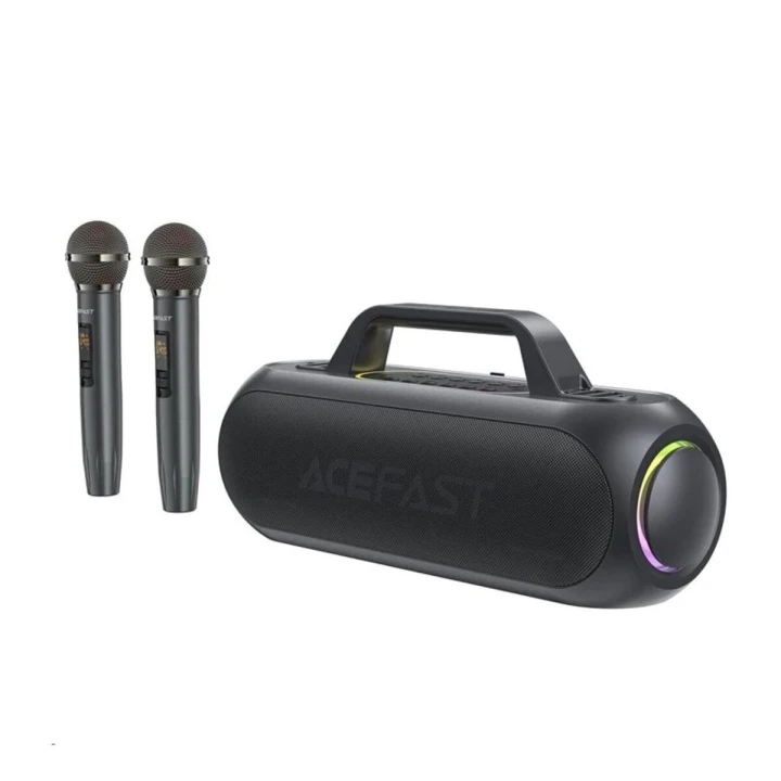 Портативна Bluetooth колонка ACEFAST K1 Party karaoke all-in-one audio set 18000 mAh, Black