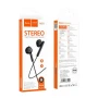 Навушники-гарнітура HOCO M93 wire control earphones with microphone 1,2 м, Black