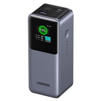 Зовнішній акумулятор Power Bank UGREEN PB721 QC 130W 20000mAh, Gray