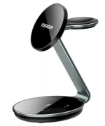 Беспроводное зарядное устройство ESSAGER EWXCX3-HY0G-Z 3 in 1 15W, Black