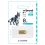 USB - флешка Wibrand USB 2.0 Lynx 8Gb, Gold