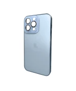 Чехол - накладка AG Glass Sapphire Frame MagSafe для iPhone 12 Pro