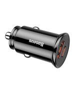 Автомобільний зарядний пристрій Baseus Circular Plastic A / C 30W, Black