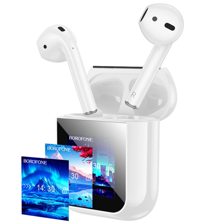 Бездротові Bluetooth навушники BOROFONE BW86 300 mAh, White