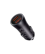 Автомобільний зарядний пристрій Baseus Golden Contactor Max PD60W / QC3.0, Dark Gray