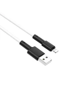 Data Кабель BOROFONE BX31 USB to Lightning 2.4A, 1m, White