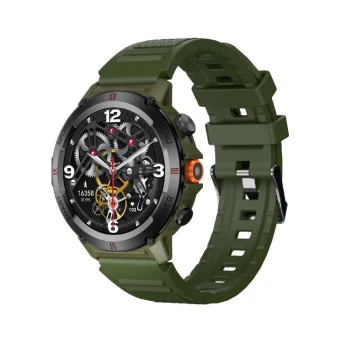 Смарт-годинник W&O IWO X22 IP68, Army Green
