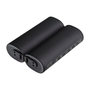 Зовнішній акумулятор Power Bank VEGER 5000mAh 2x pieces, Black